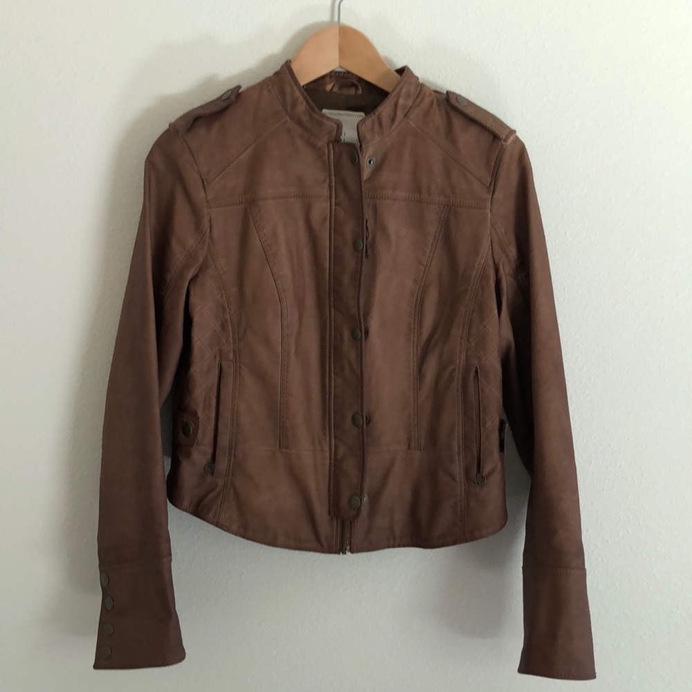 Anthropologie HEI leather jacket